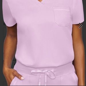 Med couture lilac jogger scrubs